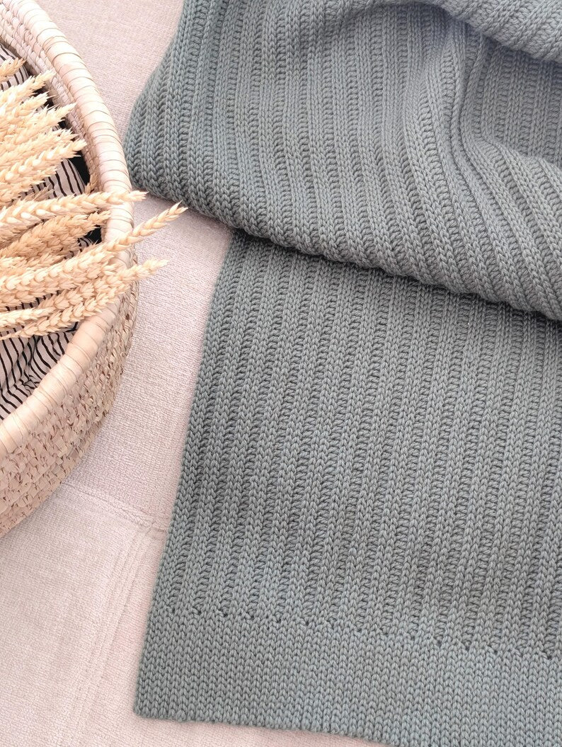 Knit-Look Throw Textured Crochet Blanket Pattern