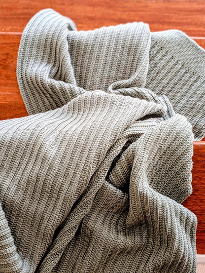 Knit-Look Throw Textured Crochet Blanket Pattern