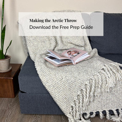 Chunky Blanket with Fringe Knitting Pattern