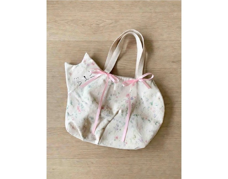 Cat Tote Bag Sewing Pattern