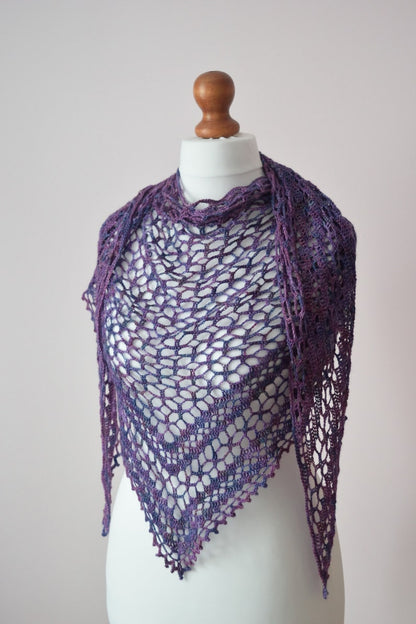 Crochet Nightfall Shawl Pattern