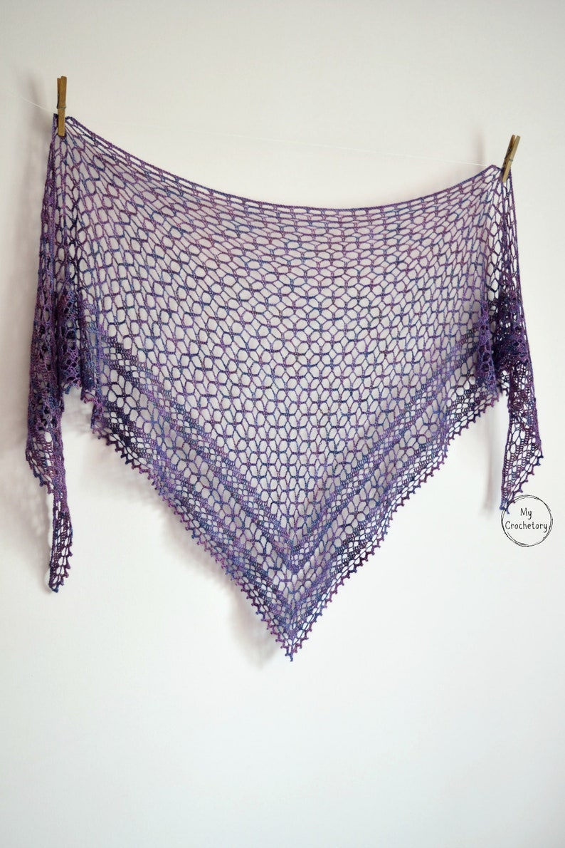 Crochet Nightfall Shawl Pattern