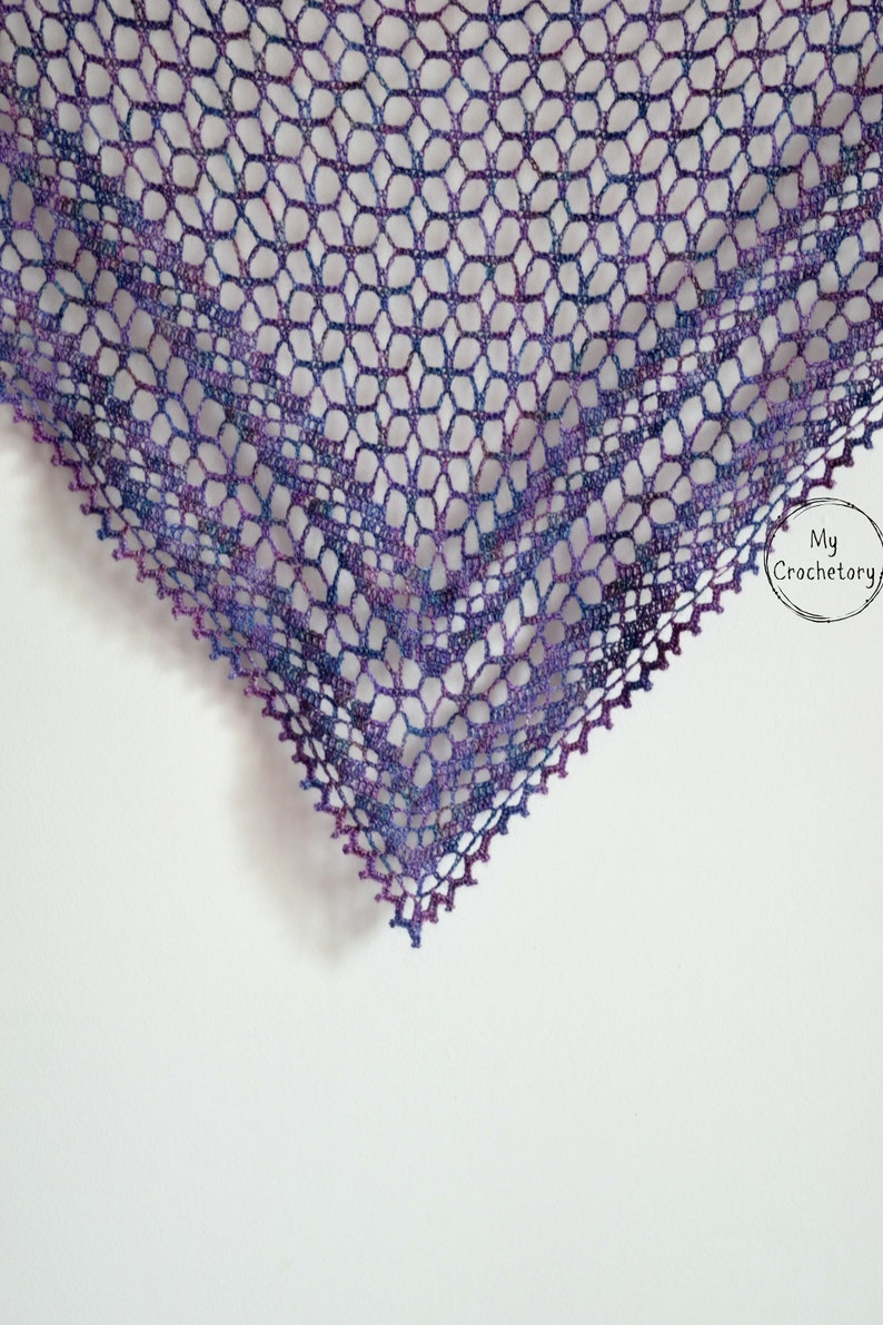 Crochet Nightfall Shawl Pattern