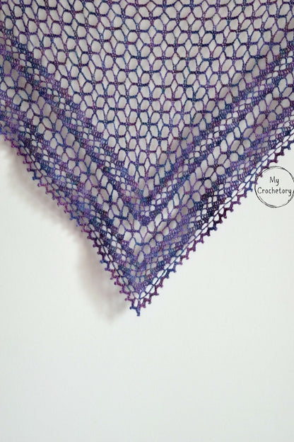 Crochet Nightfall Shawl Pattern