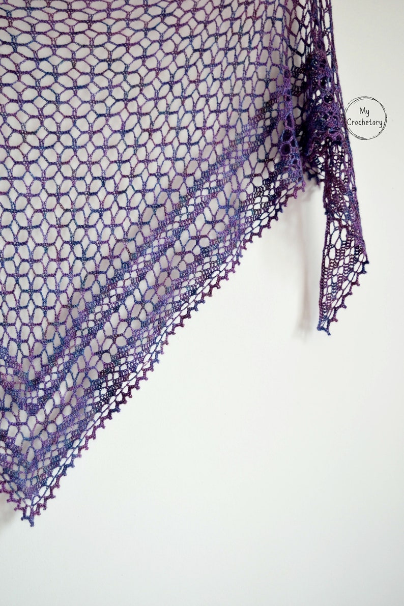 Crochet Nightfall Shawl Pattern