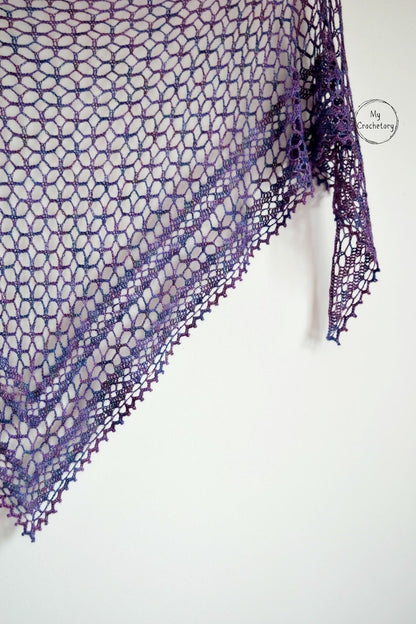 Crochet Nightfall Shawl Pattern