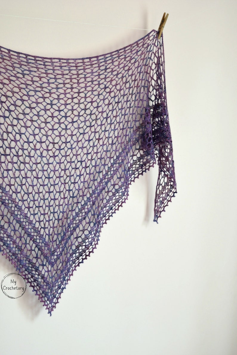 Crochet Nightfall Shawl Pattern