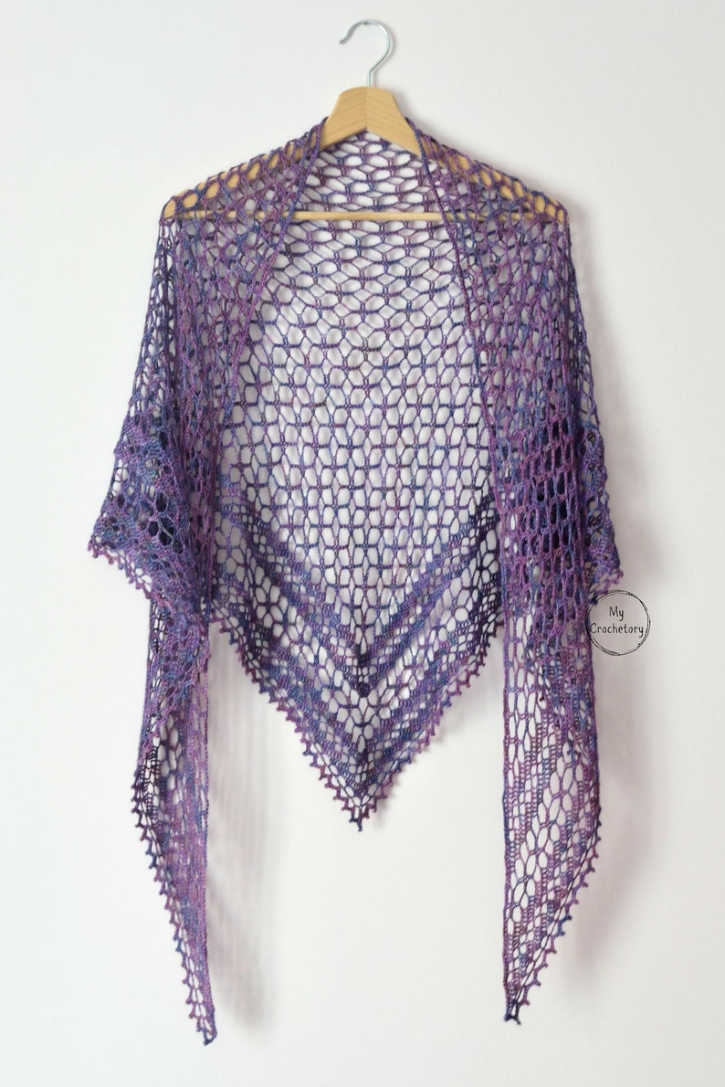 Crochet Nightfall Shawl Pattern