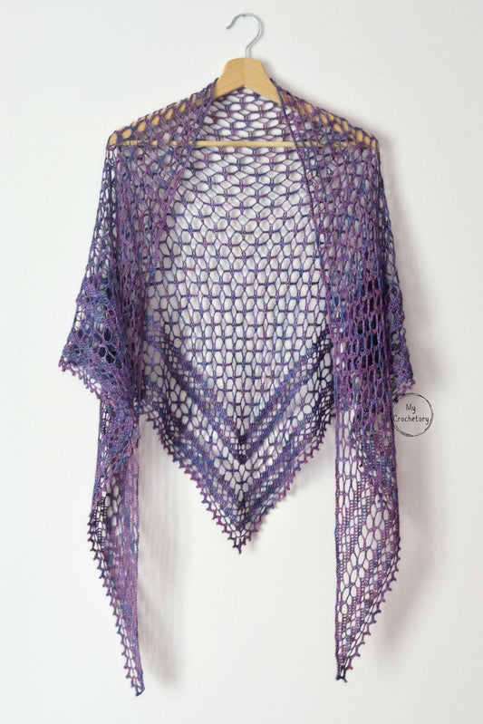 Crochet Nightfall Shawl Pattern