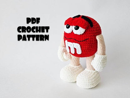 Red Candy Amigurumi Crochet Pattern