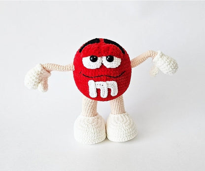 Red Candy Amigurumi Crochet Pattern
