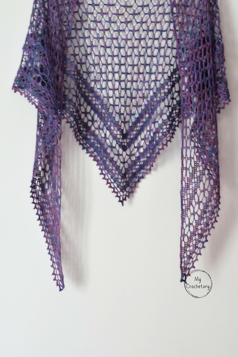 Crochet Nightfall Shawl Pattern