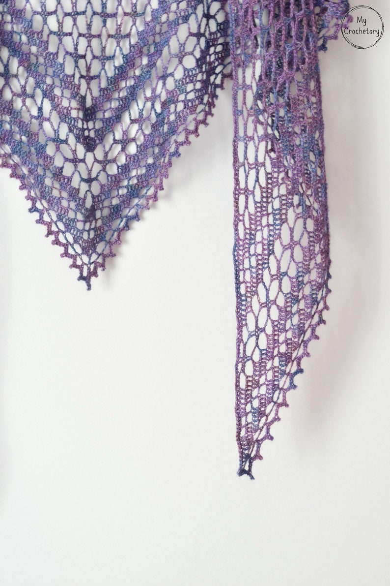 Crochet Nightfall Shawl Pattern