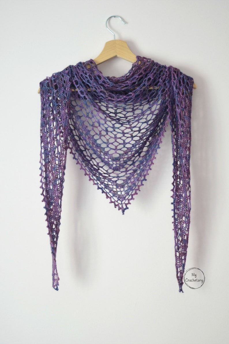 Crochet Nightfall Shawl Pattern