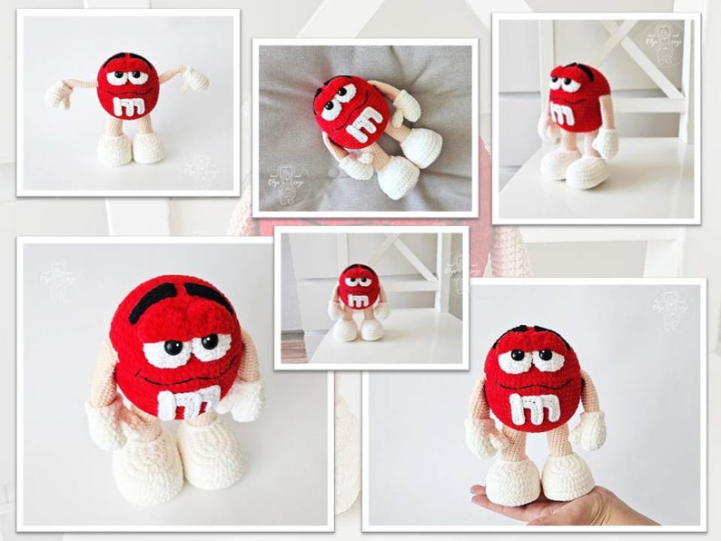 Red Candy Amigurumi Crochet Pattern