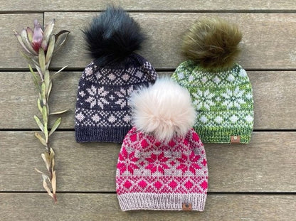 Fair Isle Beanie Knitting Pattern