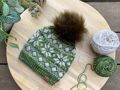 Fair Isle Beanie Knitting Pattern