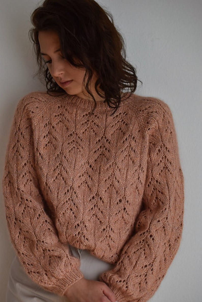 Rosental Lace Sweater Knitting Pattern