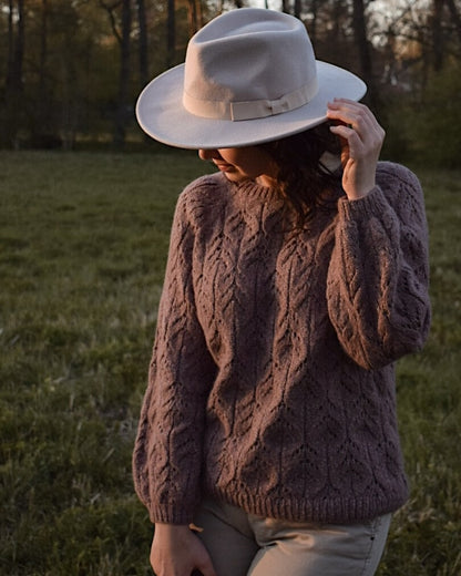 Rosental Lace Sweater Knitting Pattern