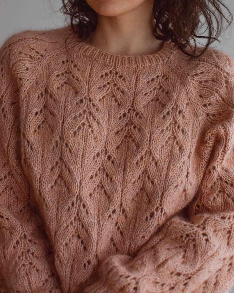 Rosental Lace Sweater Knitting Pattern