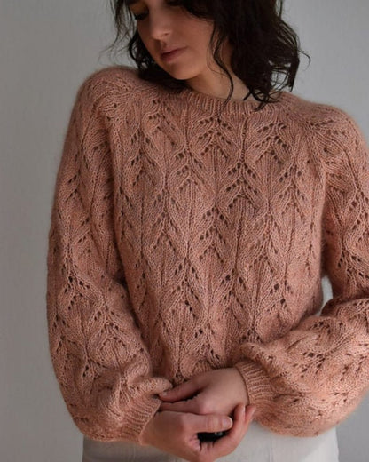 Rosental Lace Sweater Knitting Pattern