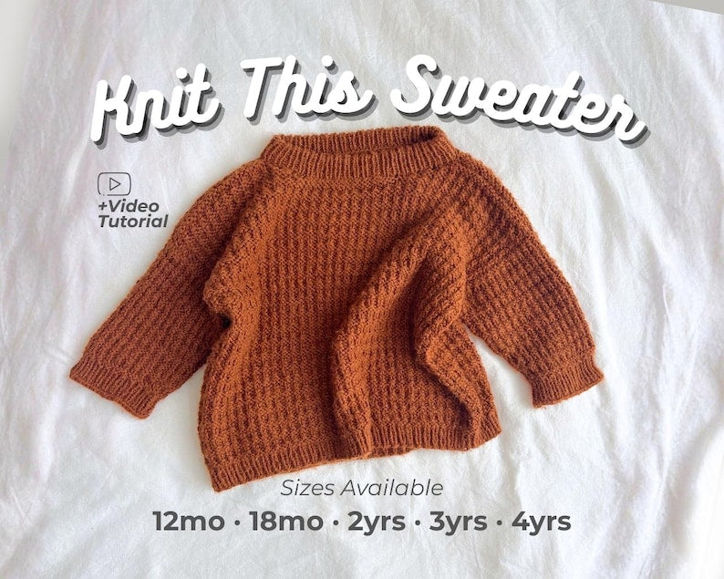 Marsa Knit Baby Sweater Pattern