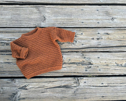 Marsa Knit Baby Sweater Pattern