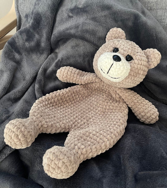 Crochet Bear Lovey Pattern