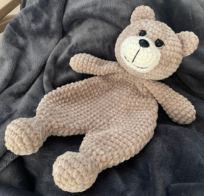 Crochet Bear Lovey Pattern