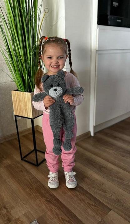Crochet Bear Lovey Pattern