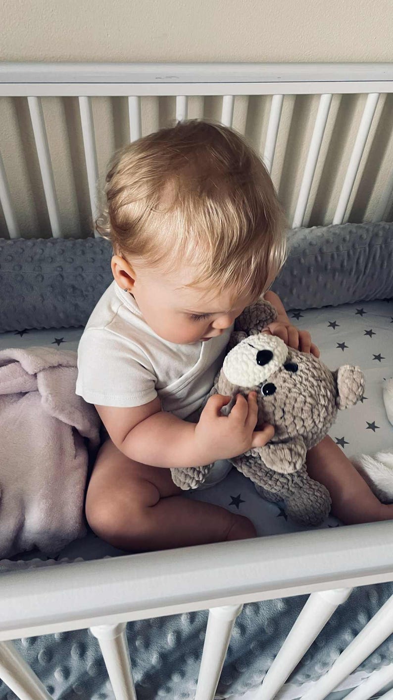 Crochet Bear Lovey Pattern