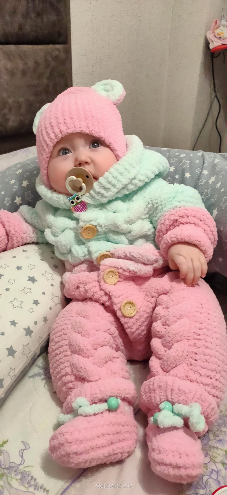 Baby Overall Knitting Pattern