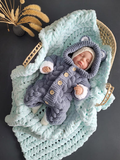Baby Overall Knitting Pattern