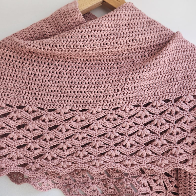 Crochet Wrap Lace Shawl Pattern