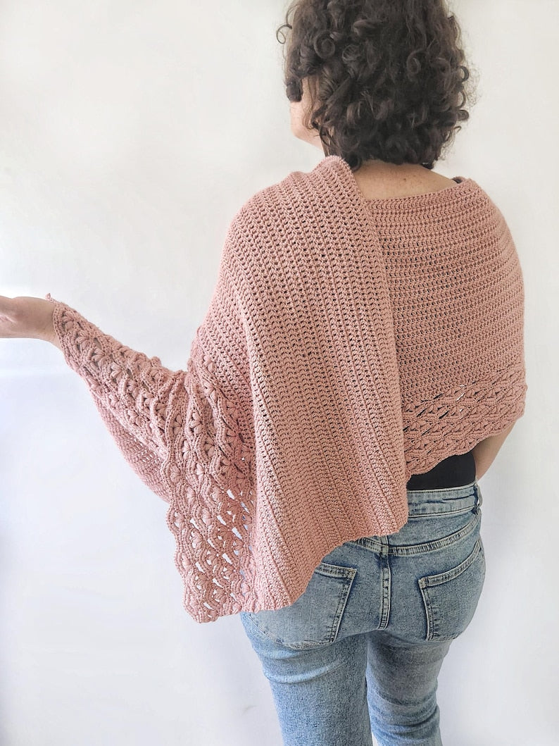 Crochet Wrap Lace Shawl Pattern