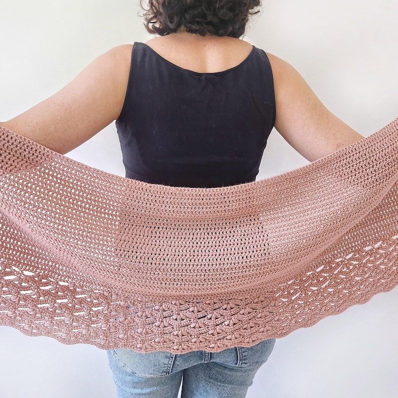 Crochet Wrap Lace Shawl Pattern