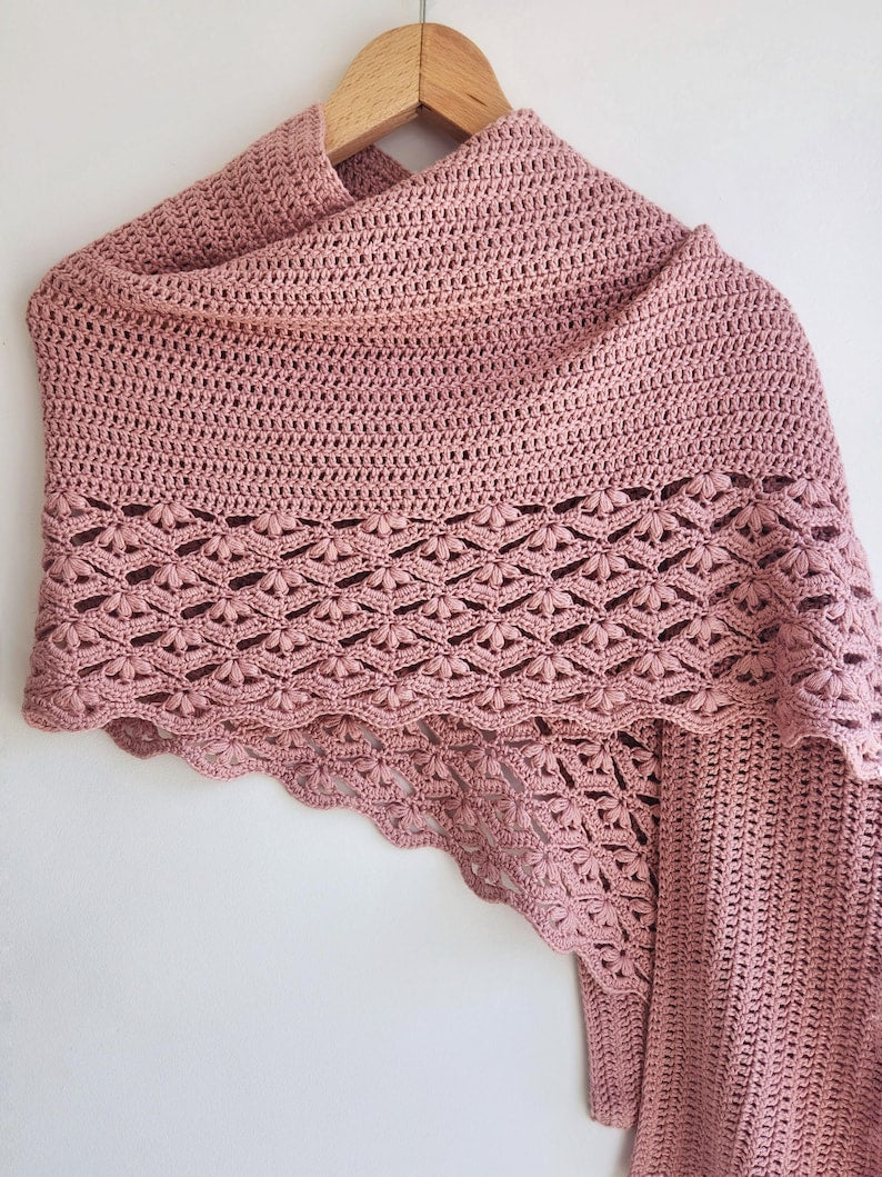 Crochet Wrap Lace Shawl Pattern