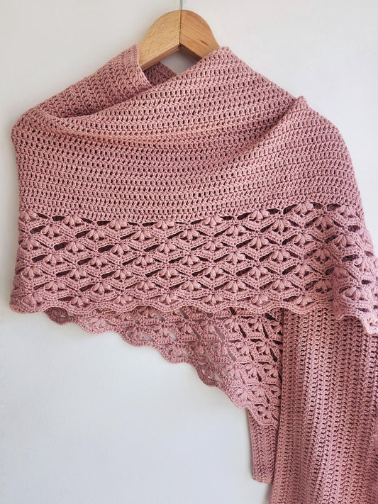 Crochet Wrap Lace Shawl Pattern