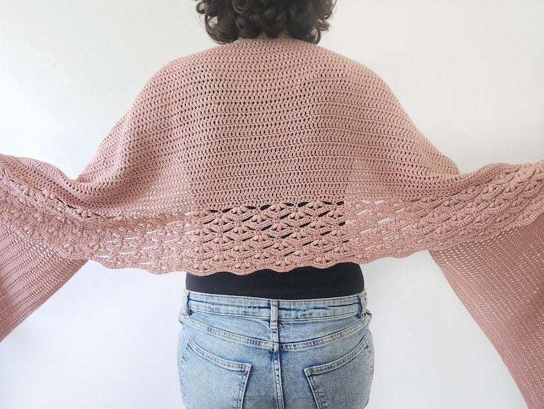 Crochet Wrap Lace Shawl Pattern