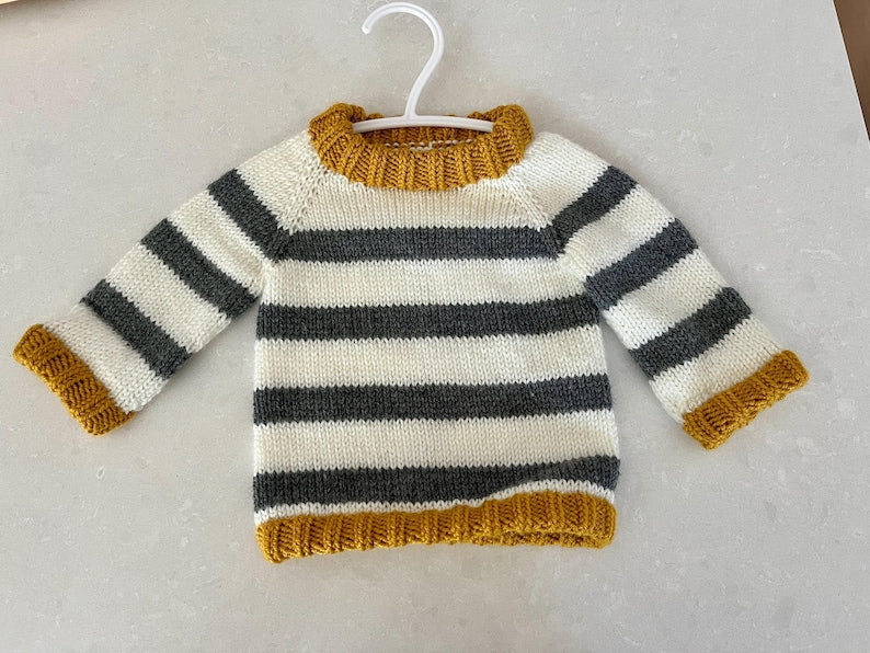 William Baby Sweater Knitting Pattern