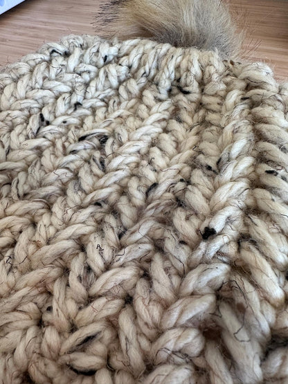 Chunky Herringbone Beanie Crochet Pattern