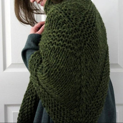 Triangle wrap Shawl Knitting Pattern