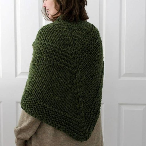 Triangle wrap Shawl Knitting Pattern