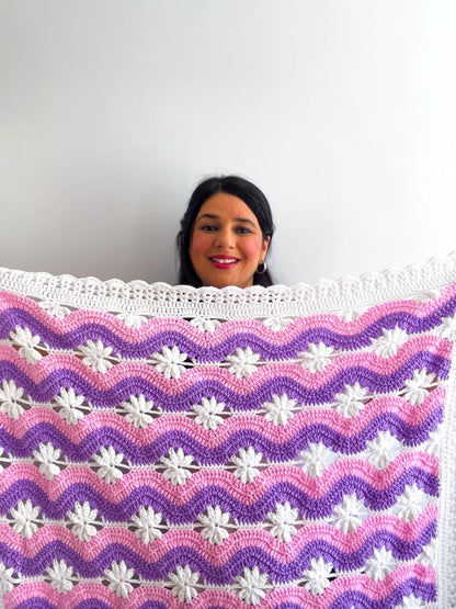 Crochet Wave Blanket Pattern