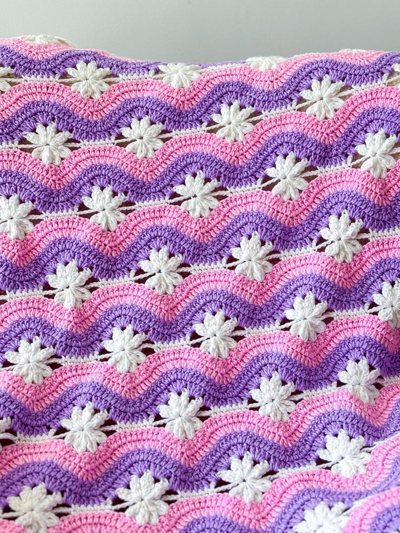 Crochet Wave Blanket Pattern