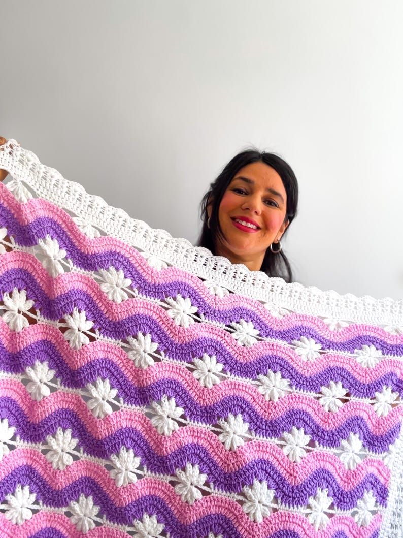Crochet Wave Blanket Pattern