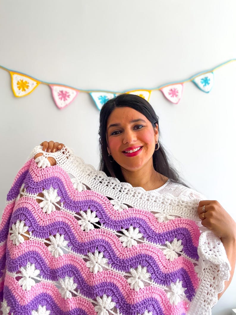 Crochet Wave Blanket Pattern