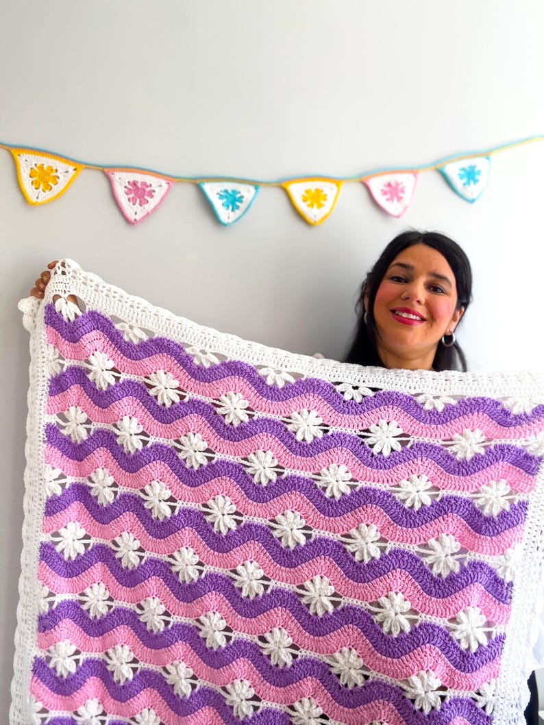 Crochet Wave Blanket Pattern