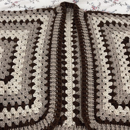 Hexagon Granny Square Cardigan Crochet Pattern