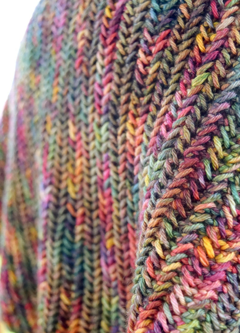 Diana Herringbone Stitch Crochet Shawl PDF pattern